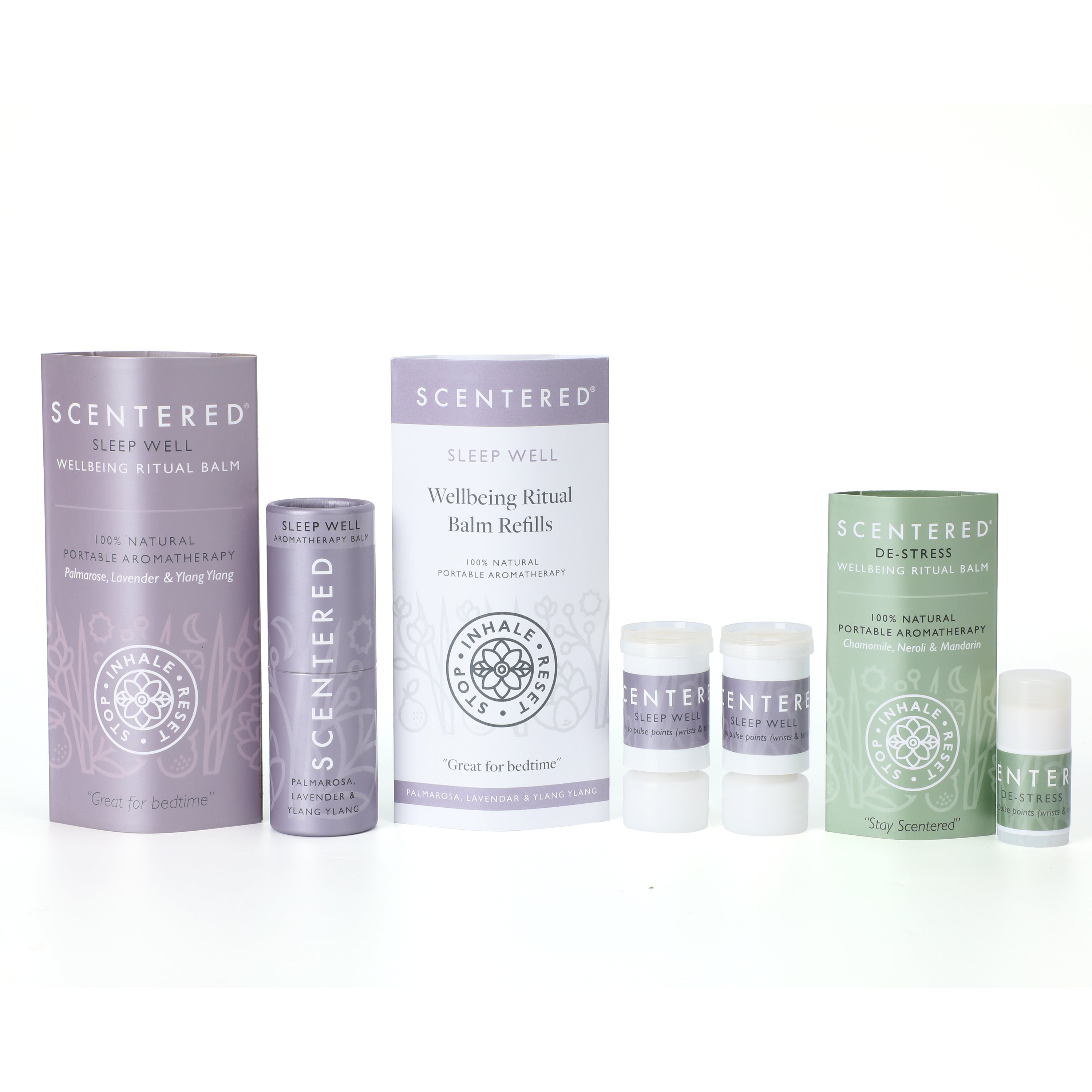 Find your calm before bedtime with our stress-relief balm, tailored for sleep and relaxation