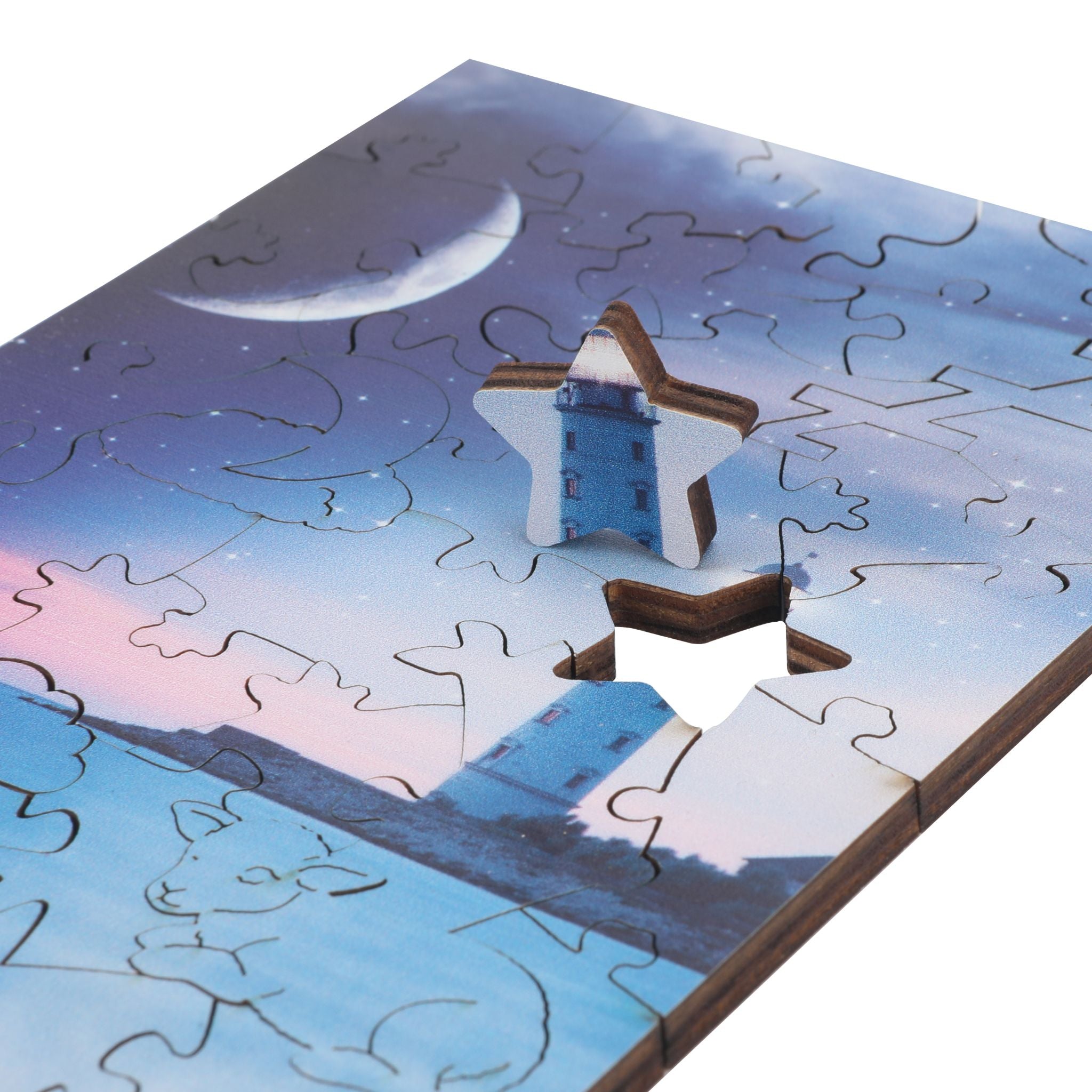 Scentered Sleep Well jigsaw puzzle with lighthouse picture