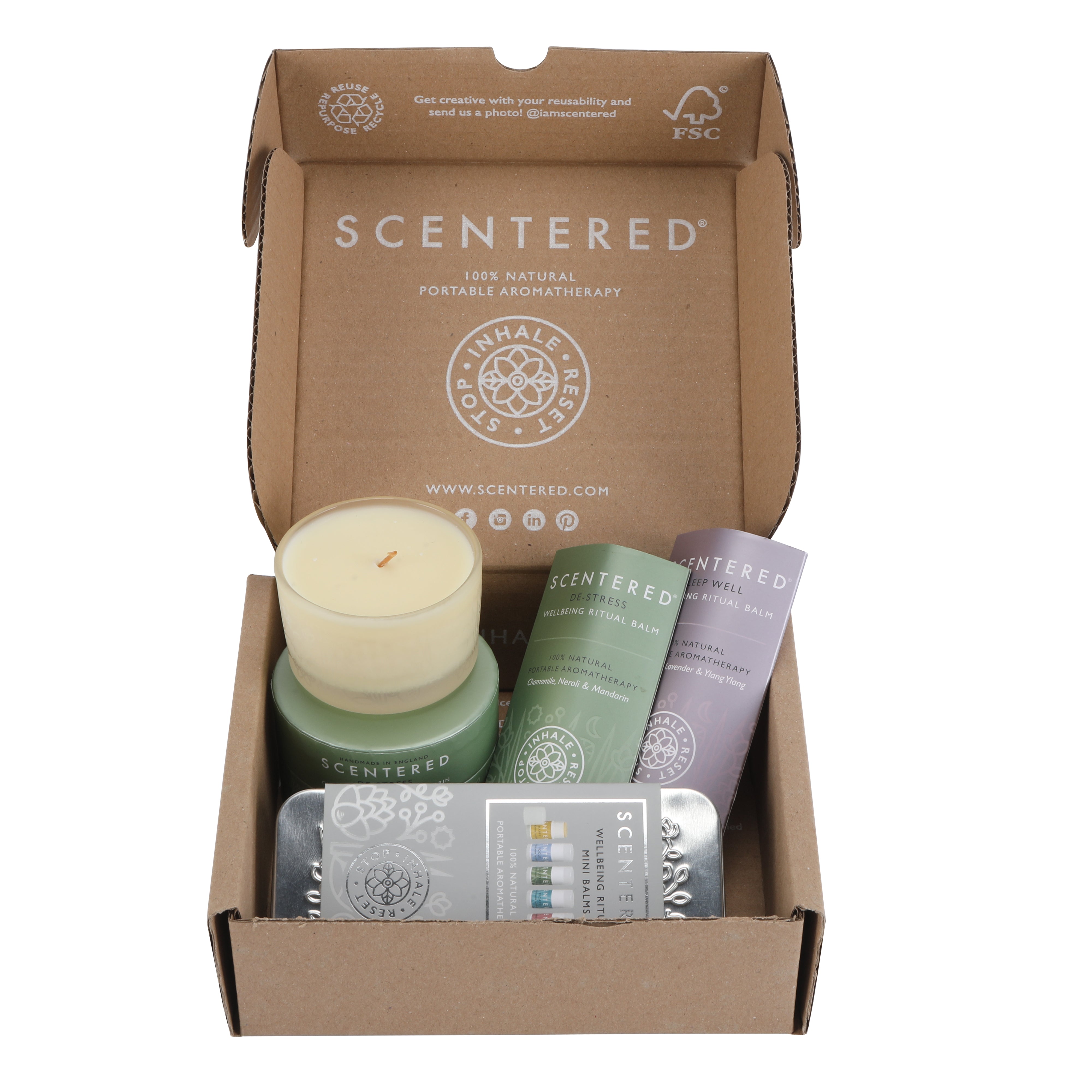 Scentered Aromatherapy Ambassador Kit - A Natural Way to Support Mind & Mood, Aromatherapy Discovery Tin - A Perfect Starter Kit for Scentered Ambassadors and scent aromatherapy lovers