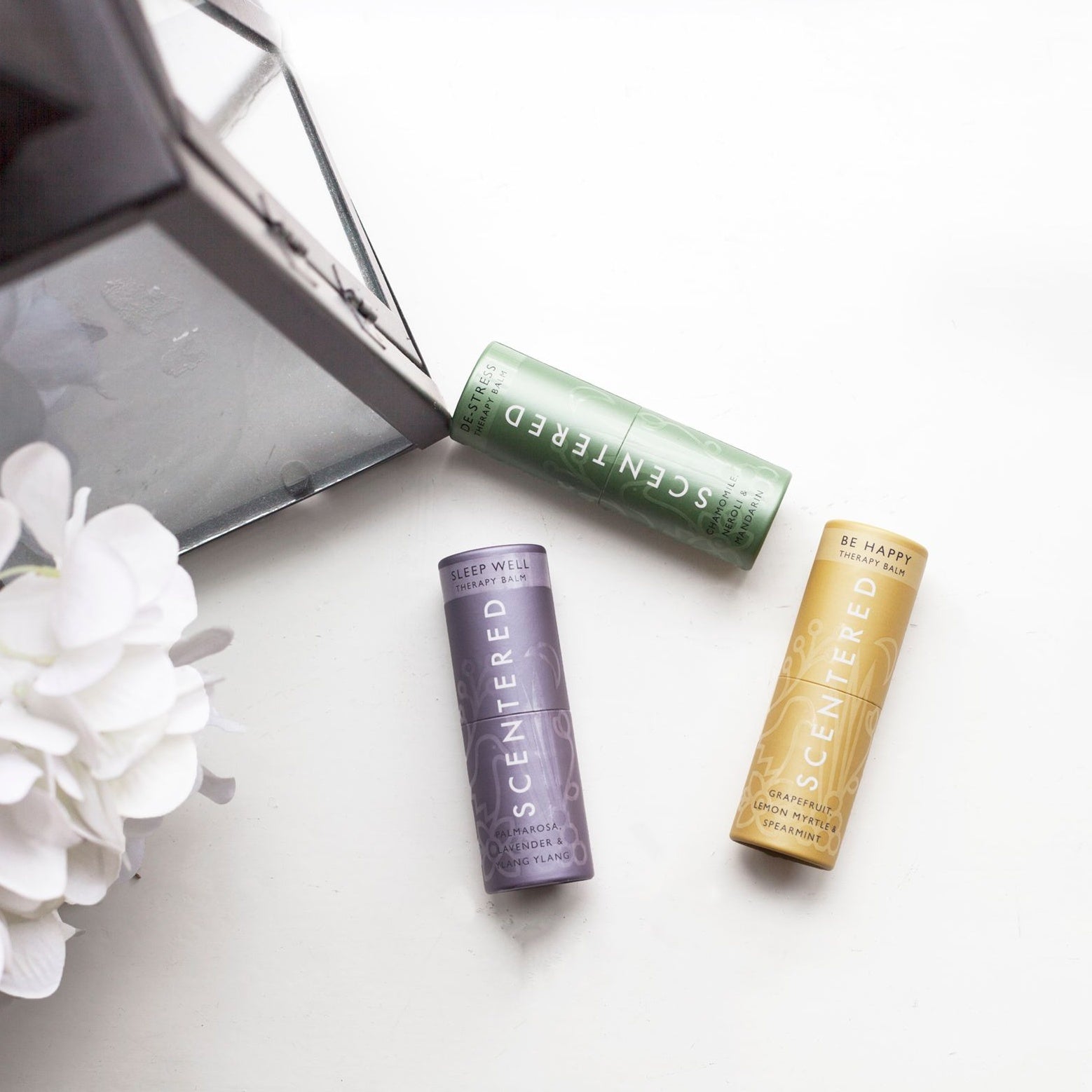 Scentered Essential Oil Trio - Boost Positivity and Promote Relaxation and prepare for good night's sleep