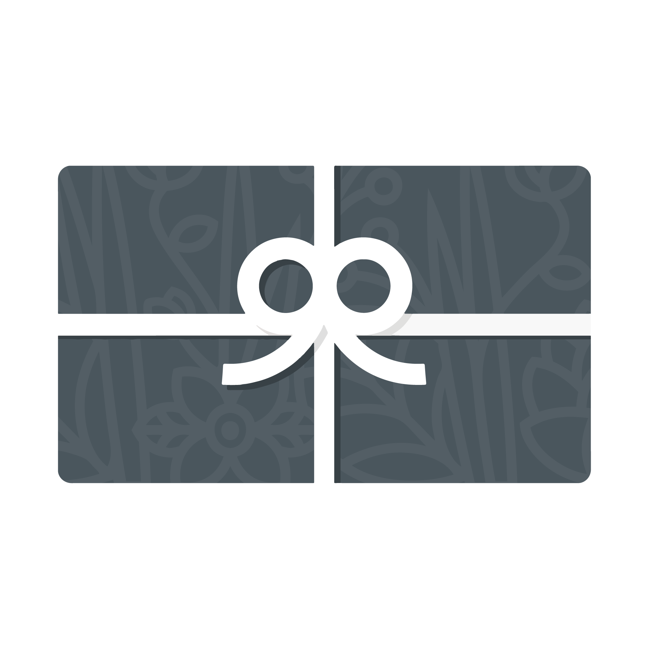 Generic gift card image, no value