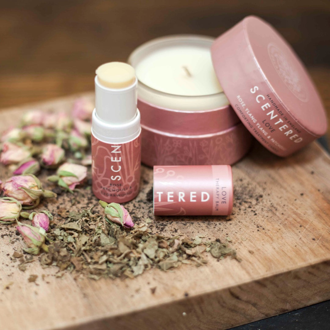Love balm and candle set