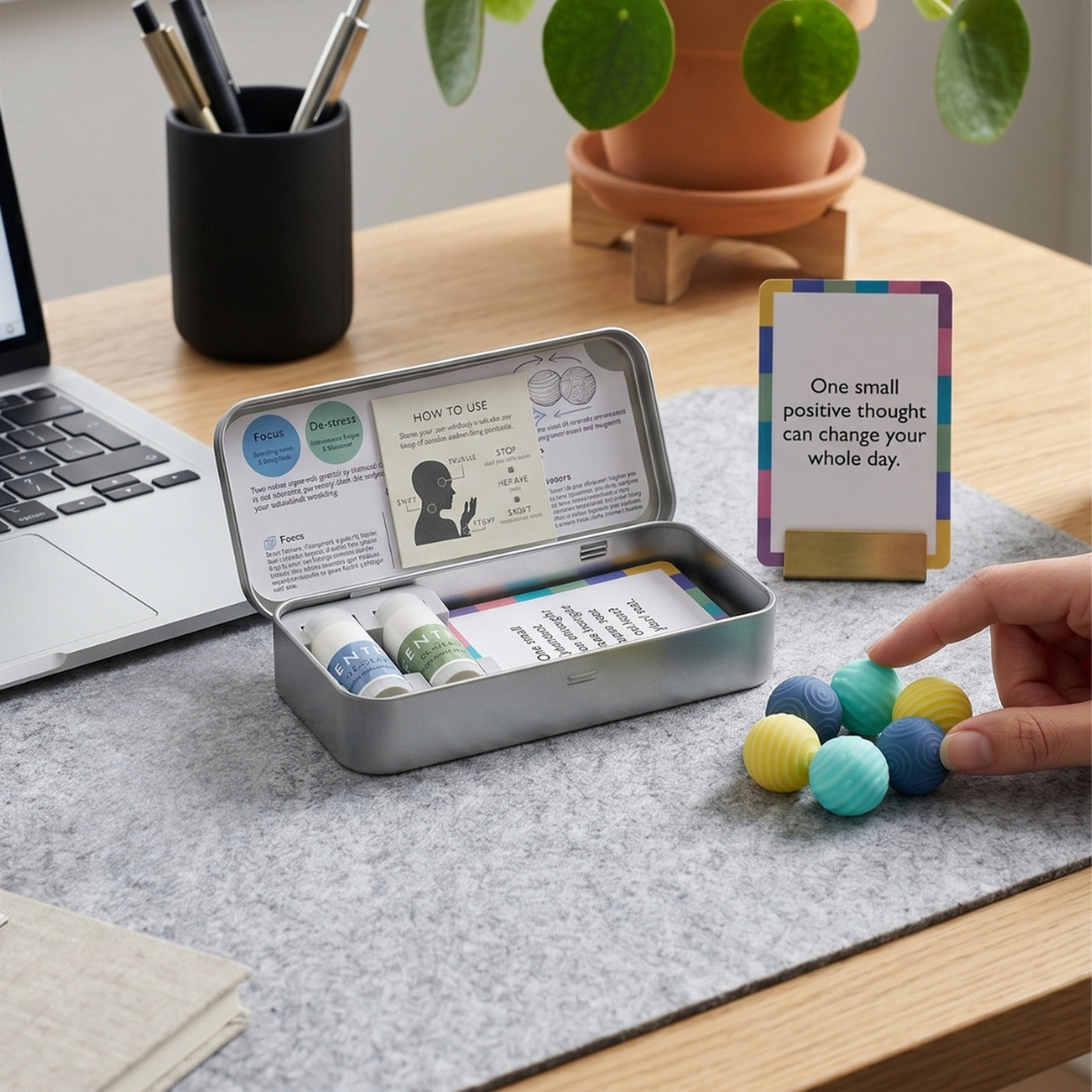 Scentered Roll and Reset Focus De-stress Tin